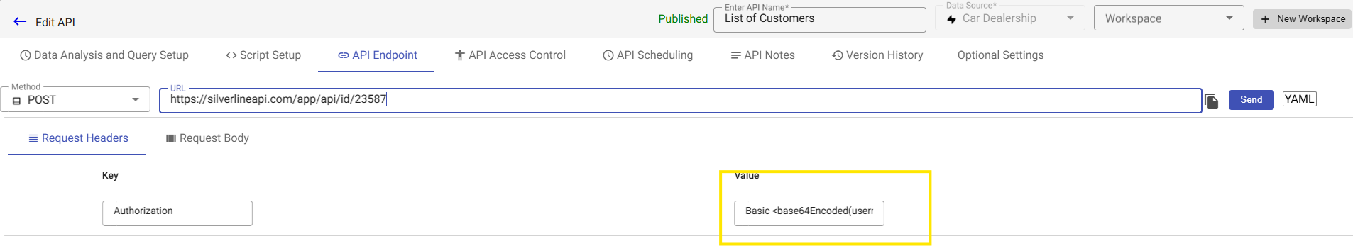 API Access Control – Silverline API